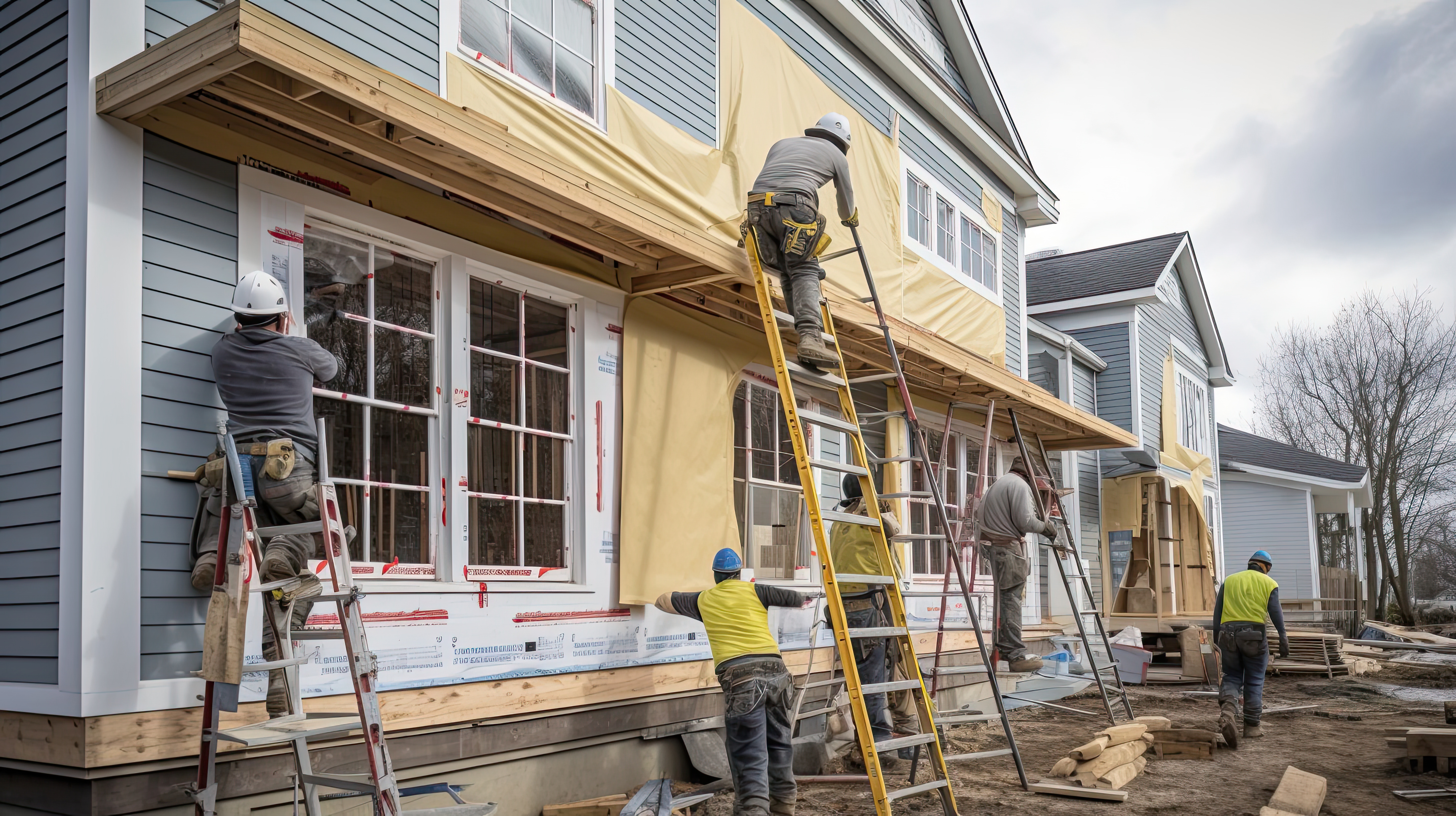 Siding installation